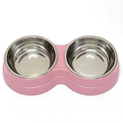 Stainless Steel Double Pet Bowls